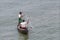 KOCHIN, INDIA-FEBRUARY 24: Fishermen on the city port on February 24, 2013 in Kochin, India. Indian fishermen using traditional C