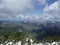 Kofel mountain panorama from Ochsensitz mountain, Bavaria, Germany