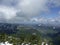 Kofel mountain panorama from Ochsensitz mountain, Bavaria, Germany