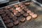 Kofta meatballs on grill, a popular meal in Turkey. Type of kebab