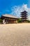Kofuku-Ji East Hall Five Story Pagoda Blue Sky V