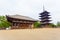 Kofuku-Ji East Hall Five Story Pagoda Overcast H