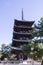 Kofukuji temple, Five-storied Pagoda at Nara, japan