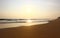 The Koggala beach at sunset