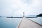 Koh Chang island habor view with cloudy sky, Thailand