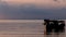 Koh Rong Island, Cambodia at Sunrise. strong vibrant Colors, Boats and Ocean