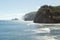 Kohala cliffs at Pololu Valley and ocean, Hawaii