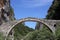 Kokkori old stone bridge landscape Zagoria Epirus