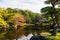 Koko-en autumn garden in Himeji