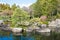 Koko-en Gardens near Himeji Castle in Himeji, Hyogo, Japan. Koko-en is a Japanese garden located next