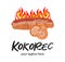 Kokorec vector logo design