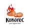 Kokorec vector logo design