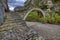 Kokori`s old stone bridge Noutsos, Zagorochoria, Greece.