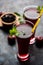 Kokum Sharbat, Juice or Sherbet OR summer coolant drink made up of Garcinia indica