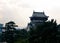 Kokura Castle in Kitakyushu, Fukuoka Japan top view