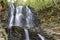 Koleshino waterfalls cascade in Belasica Mountain, North Macedonia