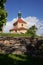 Kolin, Czech Republic - May 22, 2021 - The ossuary at St. Bartholomew`s Church, after extensive reconstruction, has been open to t