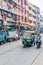KOLKATA, INDIA - OCTOBER 27, 2016: Trafic on a street in the center of Kolkata, Ind