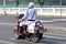 Kolkata police sergeant riding bike