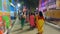 Kolkata, West Bengal, India - 12th October 2021 : Pandal hopping during Durga Puja,UNESCO Intangible cultural heritage of humanit
