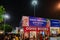 Kolkata, West Bengal, India - 2nd February 2020 : Colourful gate of a book stall at Kolkata Bookfair at night with full of book