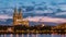 Koln Germany city skyline, Cologne skyline during sunset ,Cologne bridge with cathedral Germany Europe