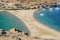 Kolona double sided beach at Kythnos