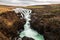 Kolugljufur waterfall in Iceland