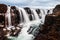 Kolugljufur waterfall in Iceland