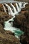 Kolugljufur waterfall in Iceland