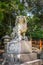 Komainu lion dog statue, Nara, Japan