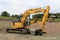 Komatsu Hydraulic Excavator on Work Site