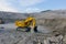 Komatsu PC4000 electric excavator in an open pit.