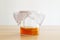 Kombucha healthy natural probiotic in a glass jar