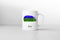 Komi flag on white coffee mug.