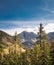 Kominiarski Wierch in Tatra Mountains, Poland - view from path to Grzes - trekking in autumn