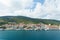 Komiza a city on the island Vis in Croatia in the Adriatic sea