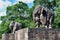 Konark Sun Temple in Odisha, India. Ancient ruin statue of Konark Sun temple.