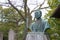 Kondo Isami statue at Mibu-dera Temple in Kyoto, Japan. Kondo Isami 1834-1868 was a Japanese