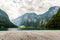 Konigssee lake, known as Germany`s deepest and cleanest lake.