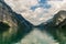 Konigssee lake, known as Germany`s deepest and cleanest lake.