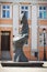 Konin, Poland - June 3, 2017: View on legendary horse statue in Polish town Konin at Plac WolnoÅ›ci square