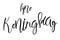 Koningsdag hand lettering text for Netherlands