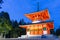 Konpon Daito Pagoda at a Temple in Koyasan , Japan