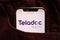 KONSKIE, POLAND - January 15, 2022: Teladoc Health Inc logo on mobile phone hidden in jeans pocket
