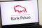 KONSKIE, POLAND - July 19, 2022: Bank Pekao SA Polish financial institution logo displayed on laptop computer
