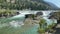 Kootenai Falls waterfall in Northern Montana in the National Forest