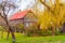 Kopic Farmhouse, Czech: Kopicuv statek. Traditional rural house in Bohemian Paradise, Czech Republic