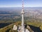 Kopititoto tower, Vitosha Mountain and city of Sofia, Bulgaria