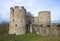 Koporye fortress cloudy october afternoon. Leningrad region